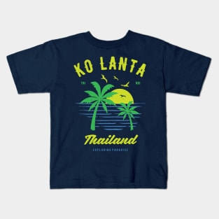 Ko Lanta Thailand Souvenir & Thai Gift Idea Kids T-Shirt